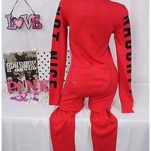 Naughty not nice pink onesie.....